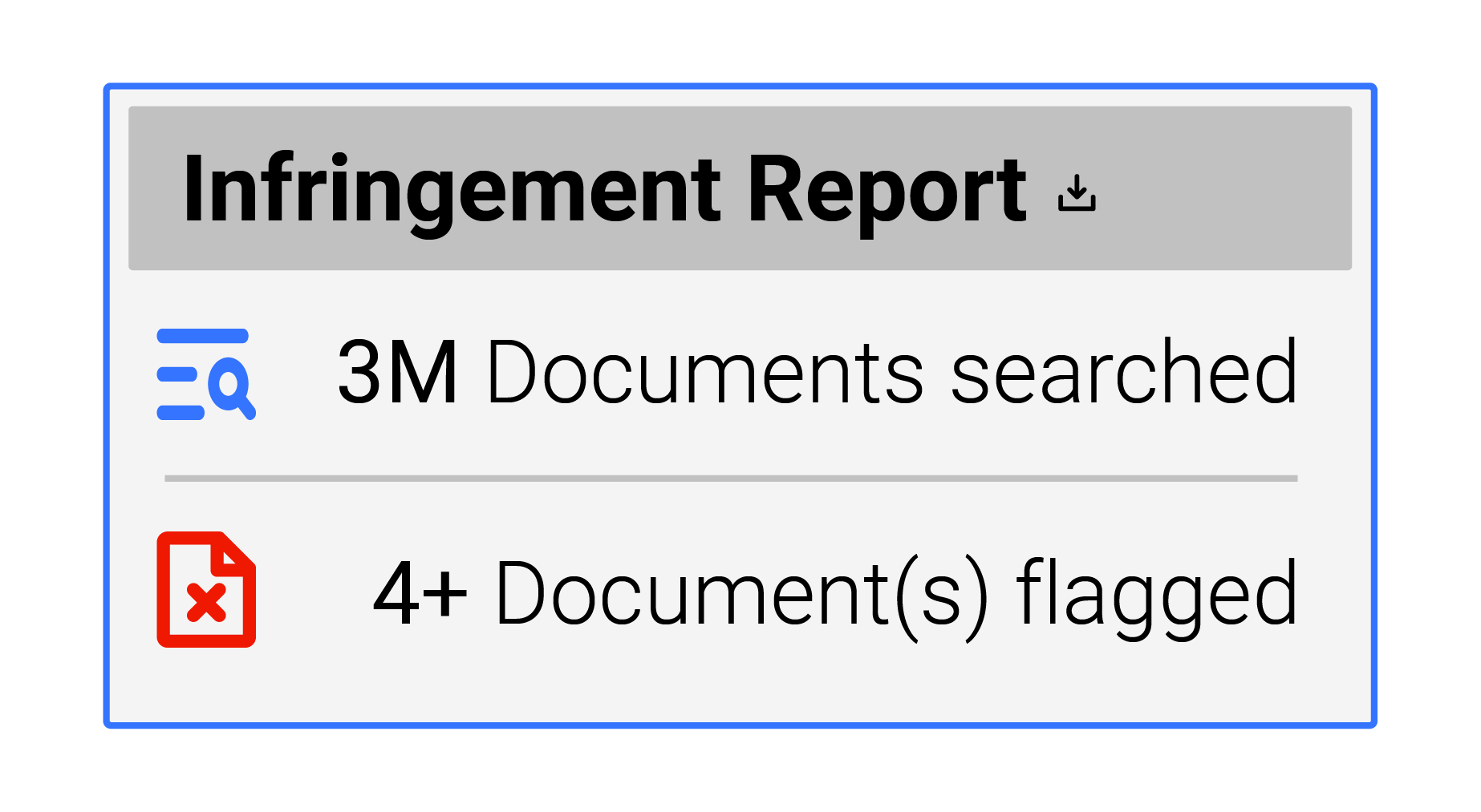 Infringement Report Interface